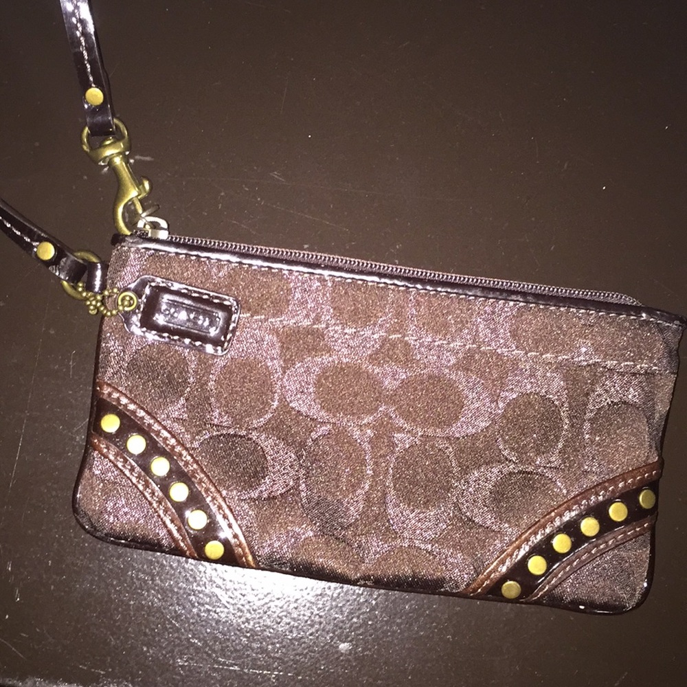 Coach small wristlet